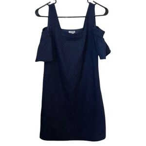 J. Crew Cold Shoulder Dress Weave Textured Party Cocktail Casual Dress Sz XXS‎